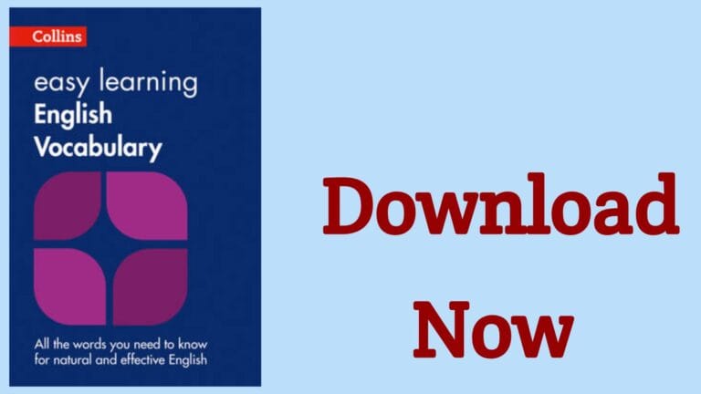 Easy Learning English Vocabulary