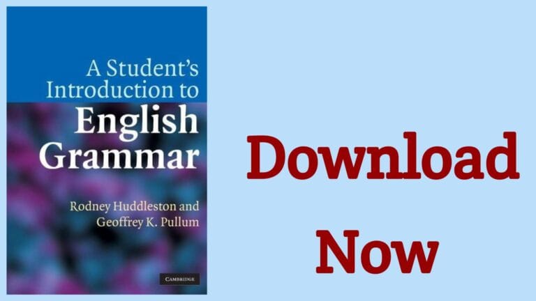 A Student's Introduction to English Grammar