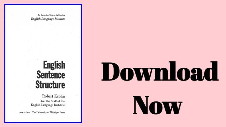English Sentence Structure Download